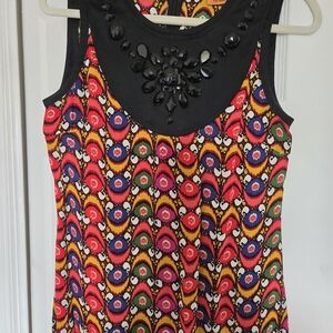 Colorful Patterned Women's Top
